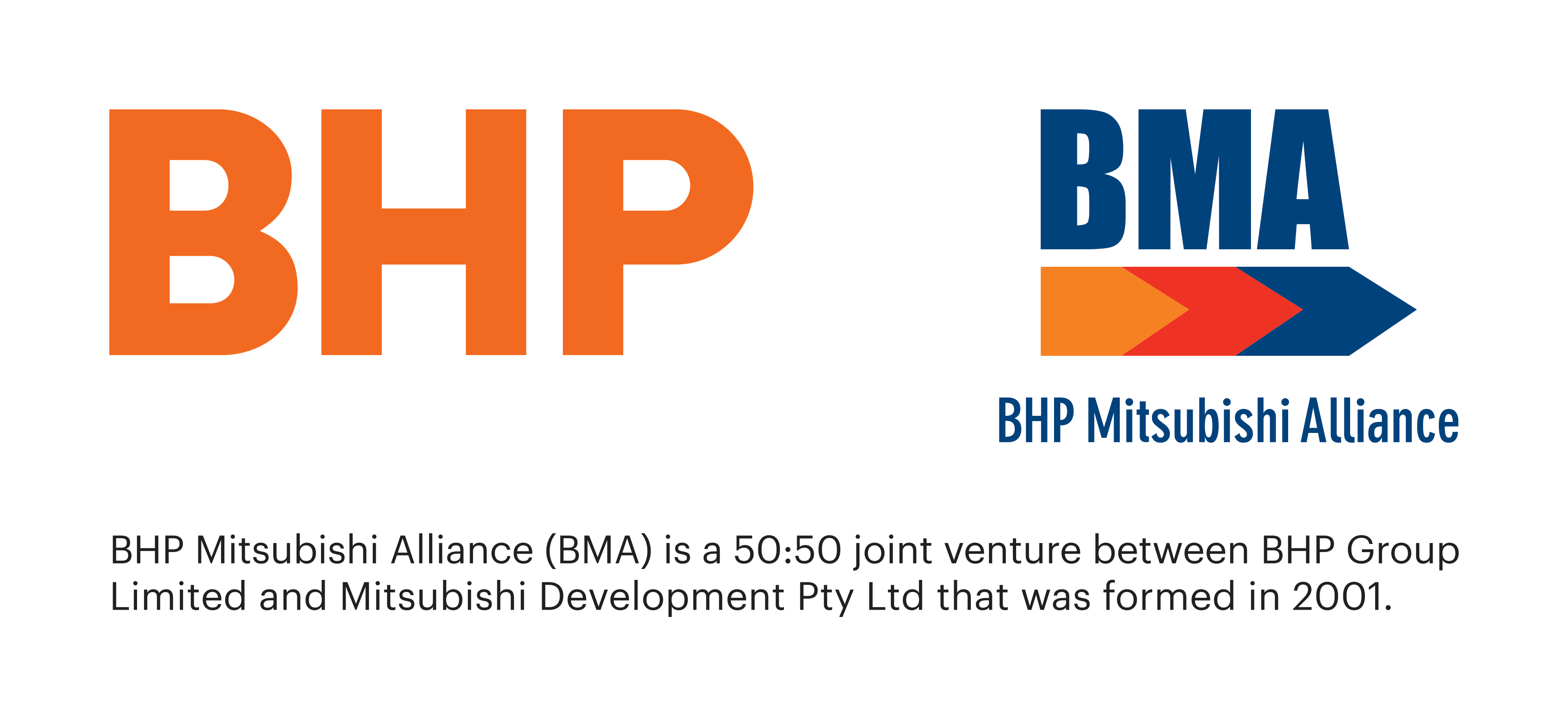 BHP and BMA logo