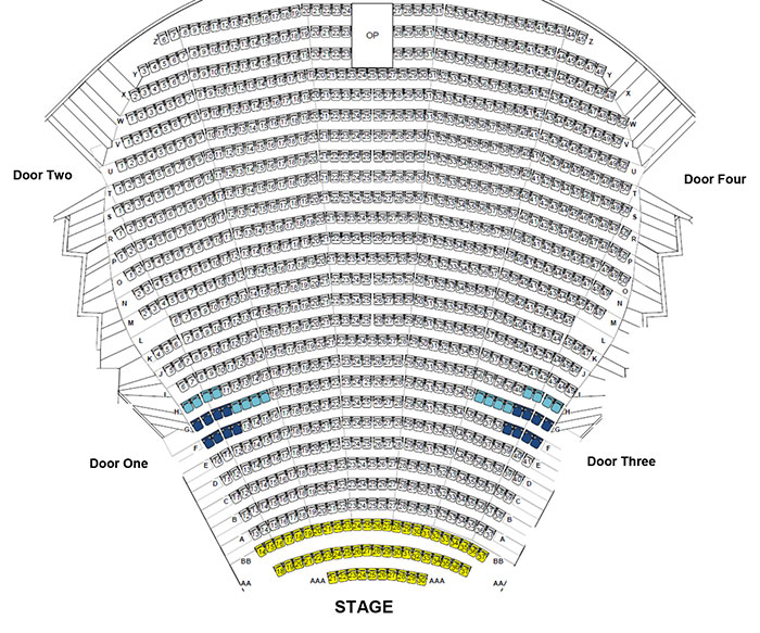 Mackey Theater Seating Chart