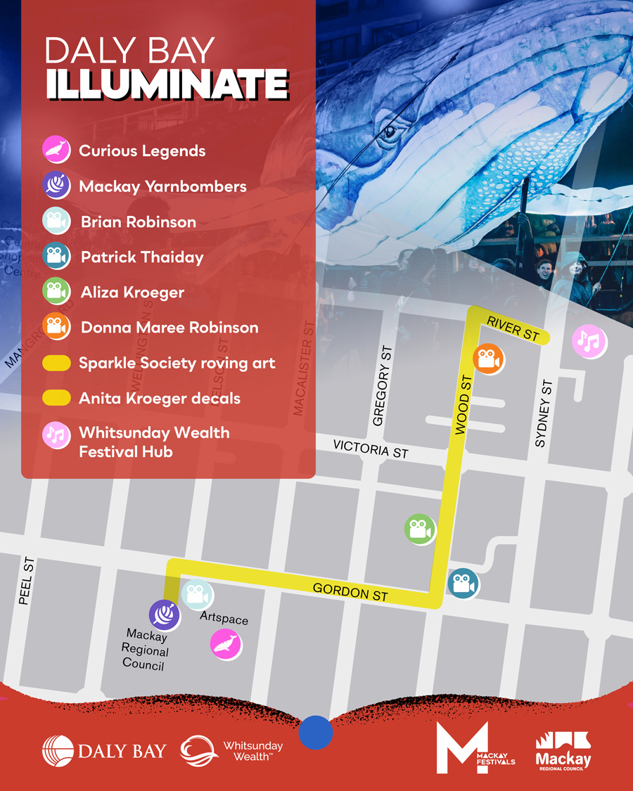 Daly Bay Illuminate Map